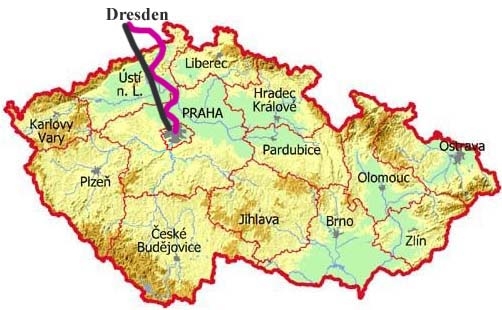 Prague to Dresden (Along the Elbe River)