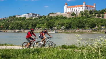 Danube cycle path-